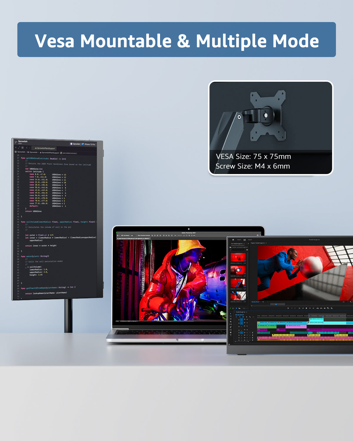 YODOIT Portable Monitor | 15.6” FHD 1080P